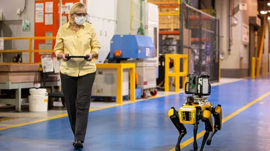Meet Fluffy, the robot dog being used by Ford to scan their facilities