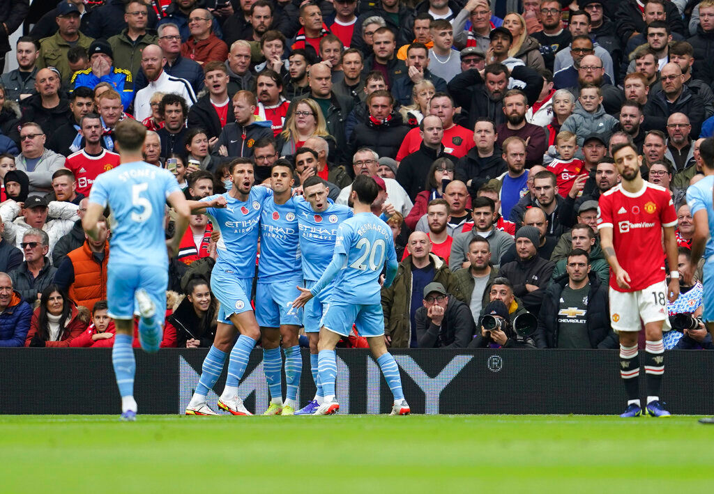 With 2-0 win, Manchester City pile on misery for beleaguered Manchester United