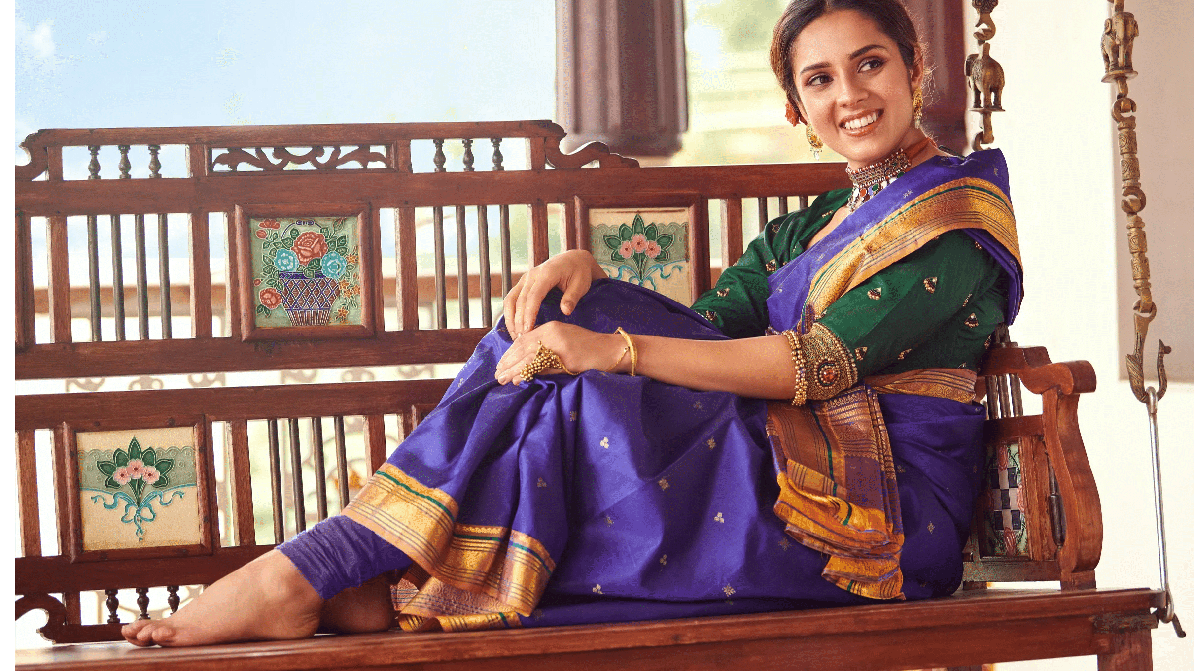 Navratri dressing: Quirk up your sari, ditch your regular blouse
