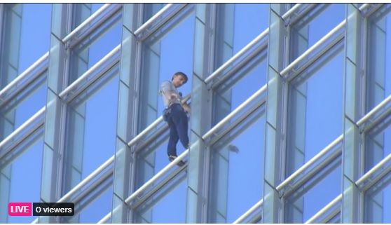 ‘Pro-Life Spiderman’ scales Oklahoma’s tallest building in anti-abortion protest