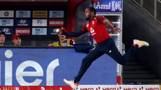 Watch | Chris Jordan’s stunning fielding removes Suryakumar Yadav in 5th T20I