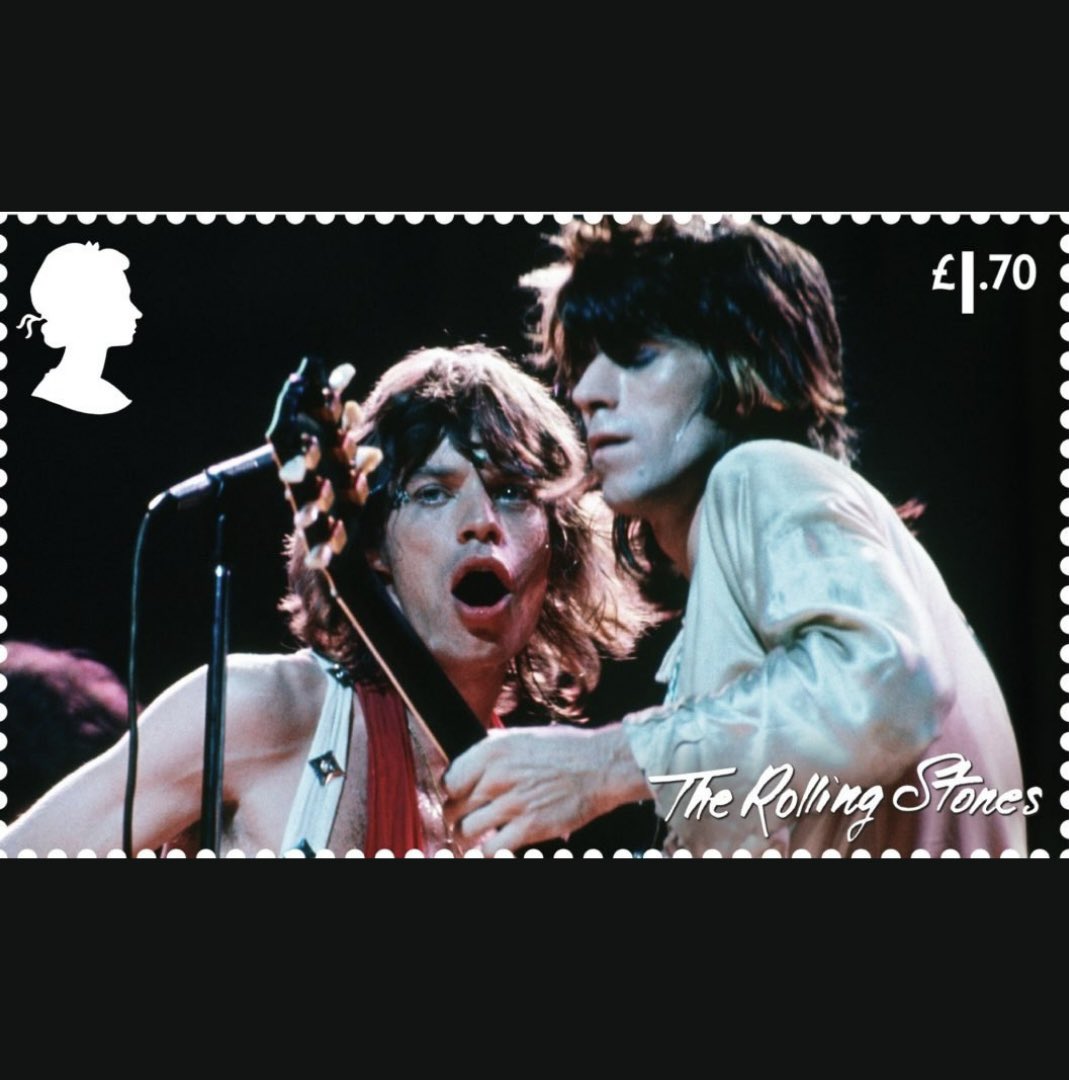 Royal Mail honours The Rolling Stones with special stamps on the band’s 60th anniversary