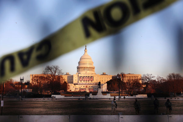 Car rams into US Capitol barricade, police officer killed