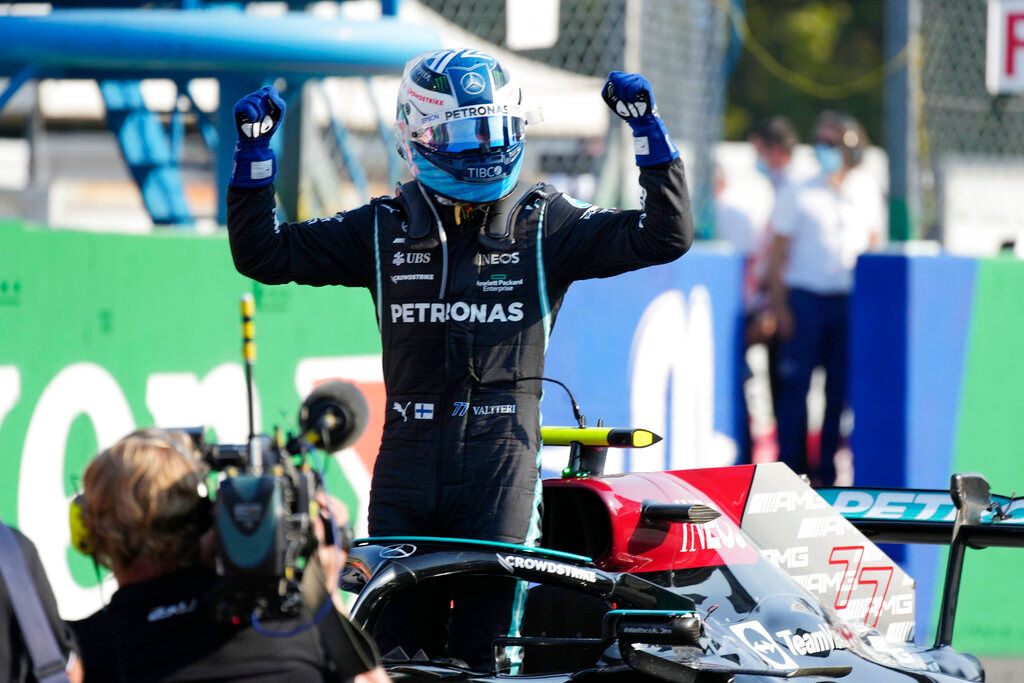 F1: Valtteri Bottas wins Brazil sprint race, Lewis Hamilton rallies to finish fifth