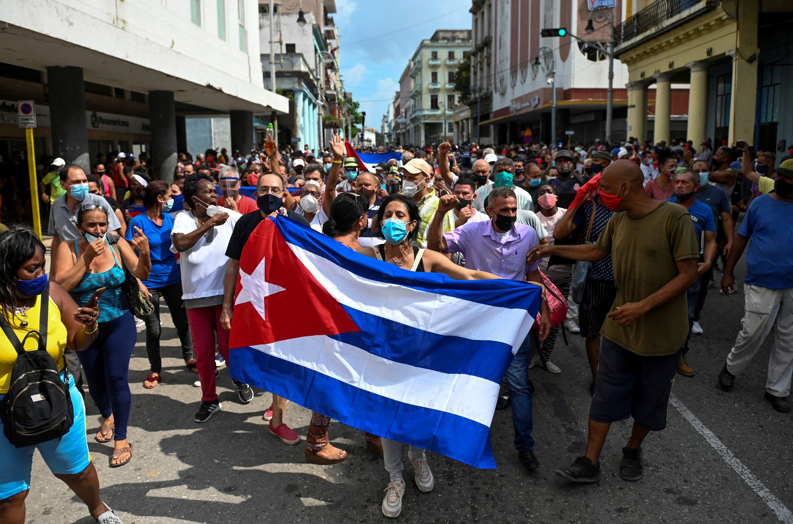 Cuba blames US for protests as Biden urges regime to ‘hear’ its people