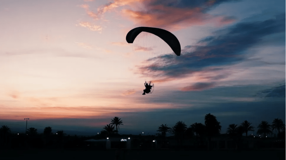 Land Kara De meme gets a new face as womans paragliding video goes viral