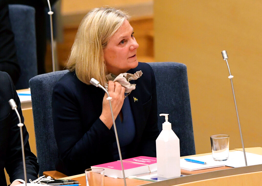 Magdalena Andersson named Swedish PM second time in a week