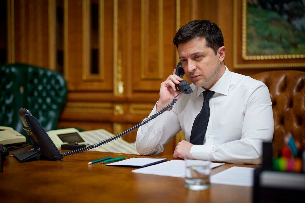 Ukraine President Zelensky in contact with US via secure satellite phone