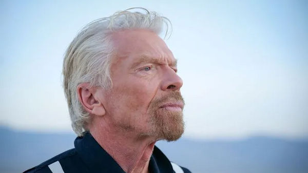 Virgin Galactic founder Richard Branson takes off for space