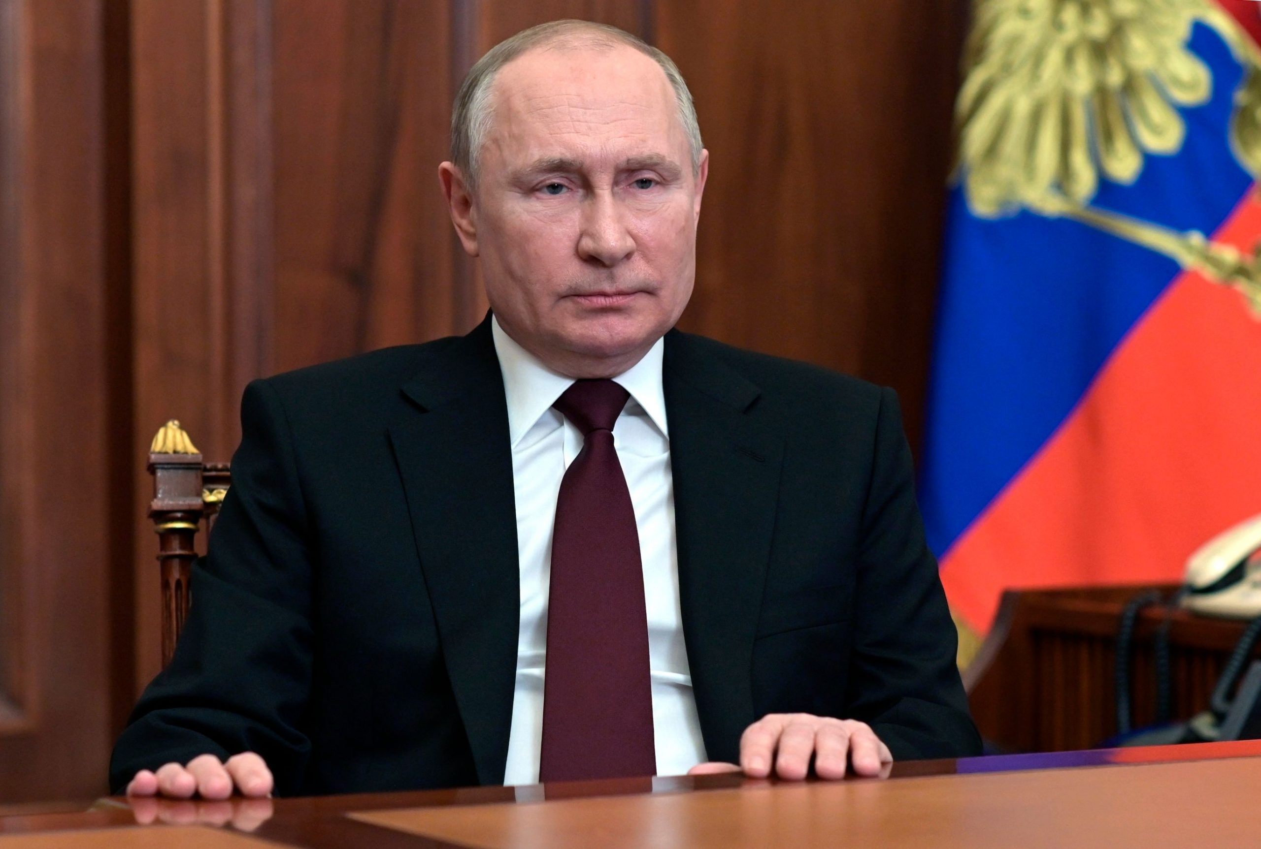 Vladimir Putin says Russia can benefit from sanctions over Ukraine invasion