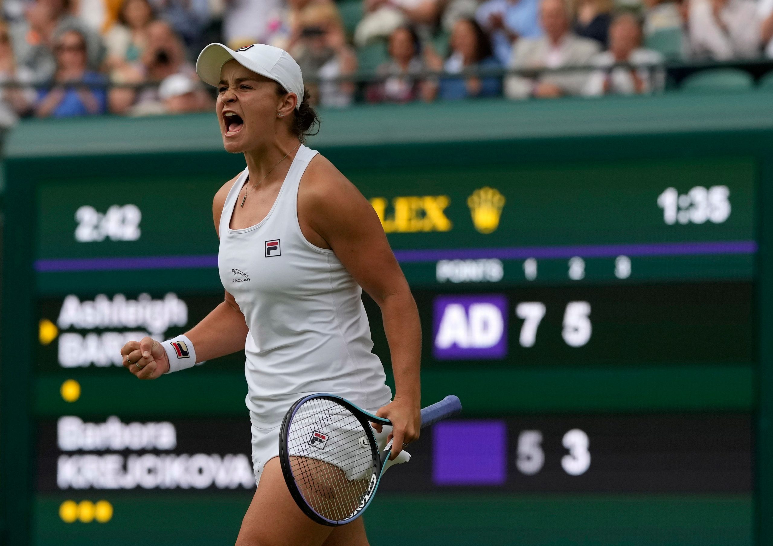 Ashleigh Barty downs Angelique Kerber to reach maiden Wimbledon final