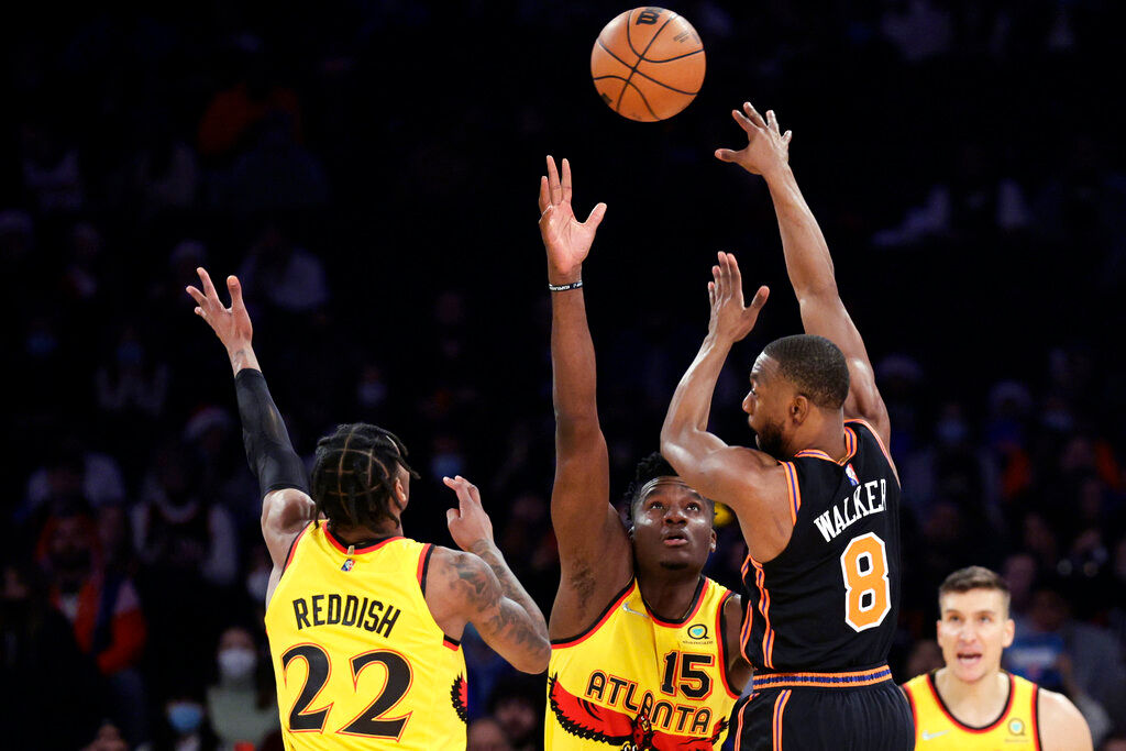 NBA: Walker’s triple-double leads Knicks over Hawks 101-87