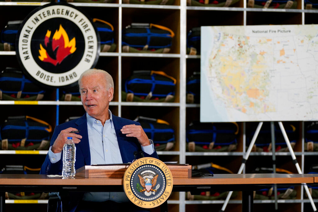 Joe Biden argues for $3.5 trillion spending plan on his Idaho trip