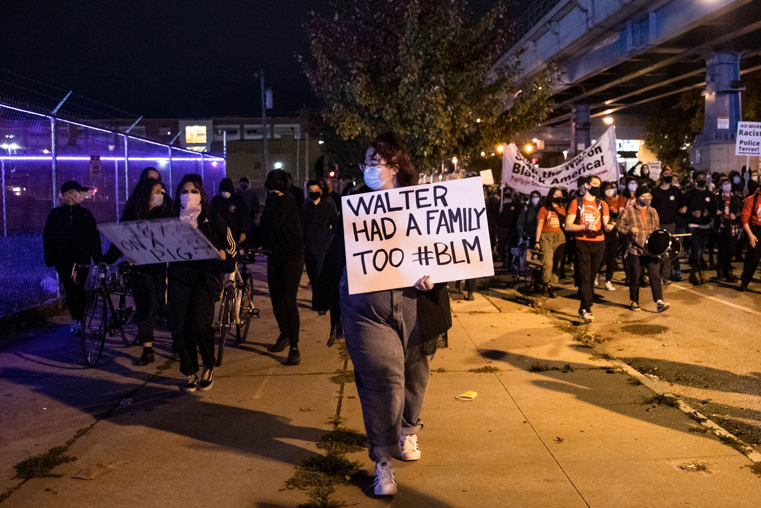 Philadelphia imposes curfew after fresh protests erupt over police shooting of Walter Wallace