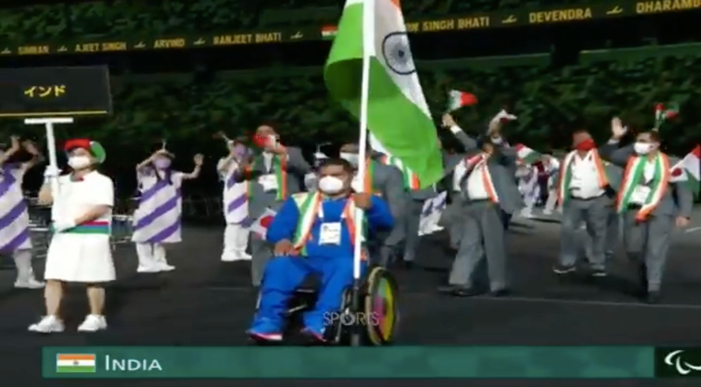 India’s Tek Chand leads contingent at Paralympics opening ceremony | Watch