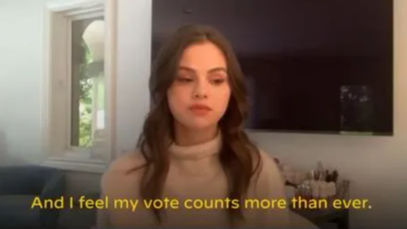 Selena Gomez opens up to Kamala Harris about voting for the first time