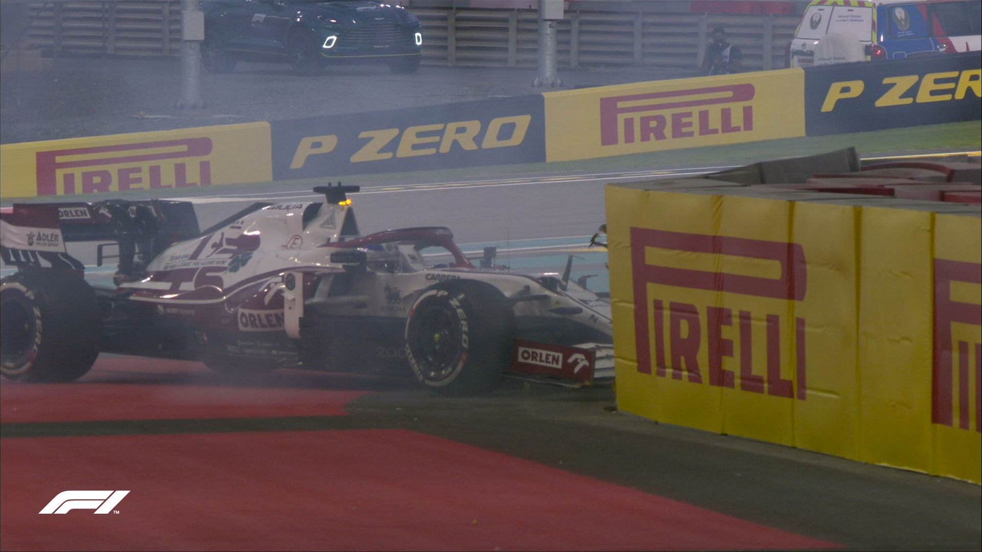 Kimi Raikkonen’s F1 career comes to an end with braking issue at Abu Dhabi GP