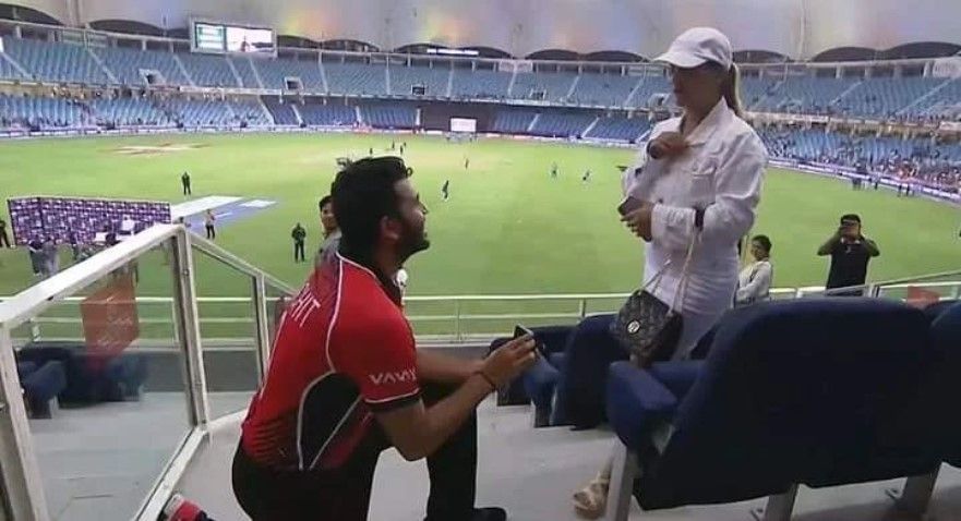 Love in the time of cricket: Hong Kong batter engaged post-Asia Cup game