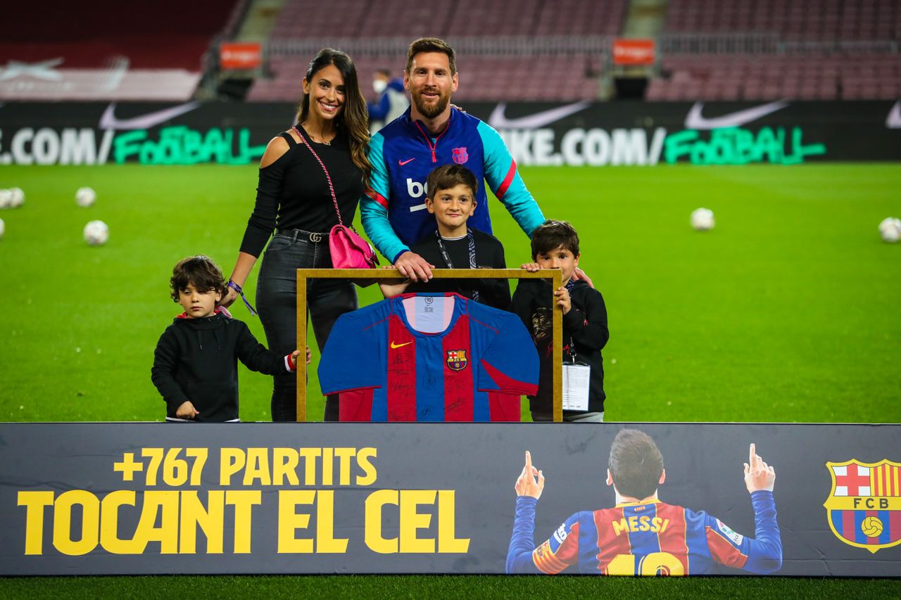 Watch | Lionel Messi honoured for record club appearances for FC Barcelona
