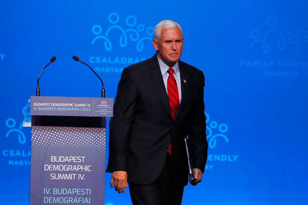 Attacks follow Mike Pence after he says Donald Trump was ‘wrong’