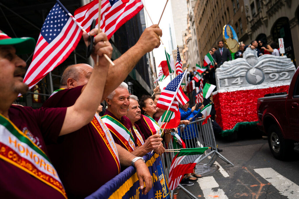 Watch: New York City erupts into celebration for Columbus Day Parade