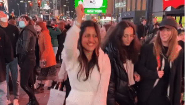 Woman dancing to Badshah’s song at Times Square viral, watch video