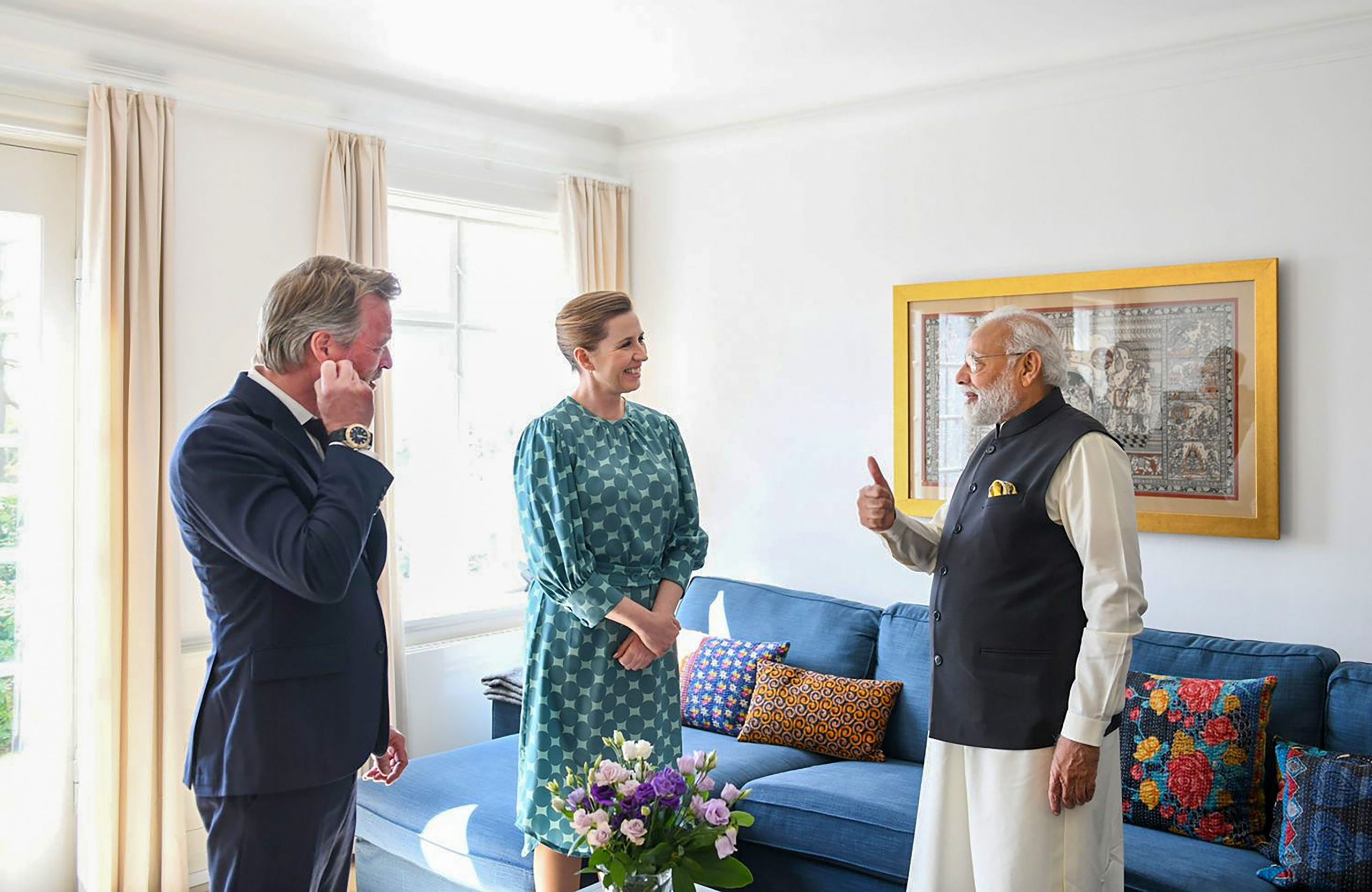 This Pattachitra painting gifted by PM Modi to Danish PM now adorns her home
