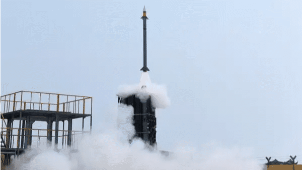India test-fires medium-range surface-to-air missile off Odisha coast