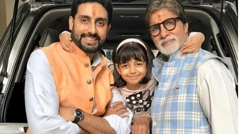 I led him once holding his hand, he leads me now’: Amitabh Bachchan for son Abhishek