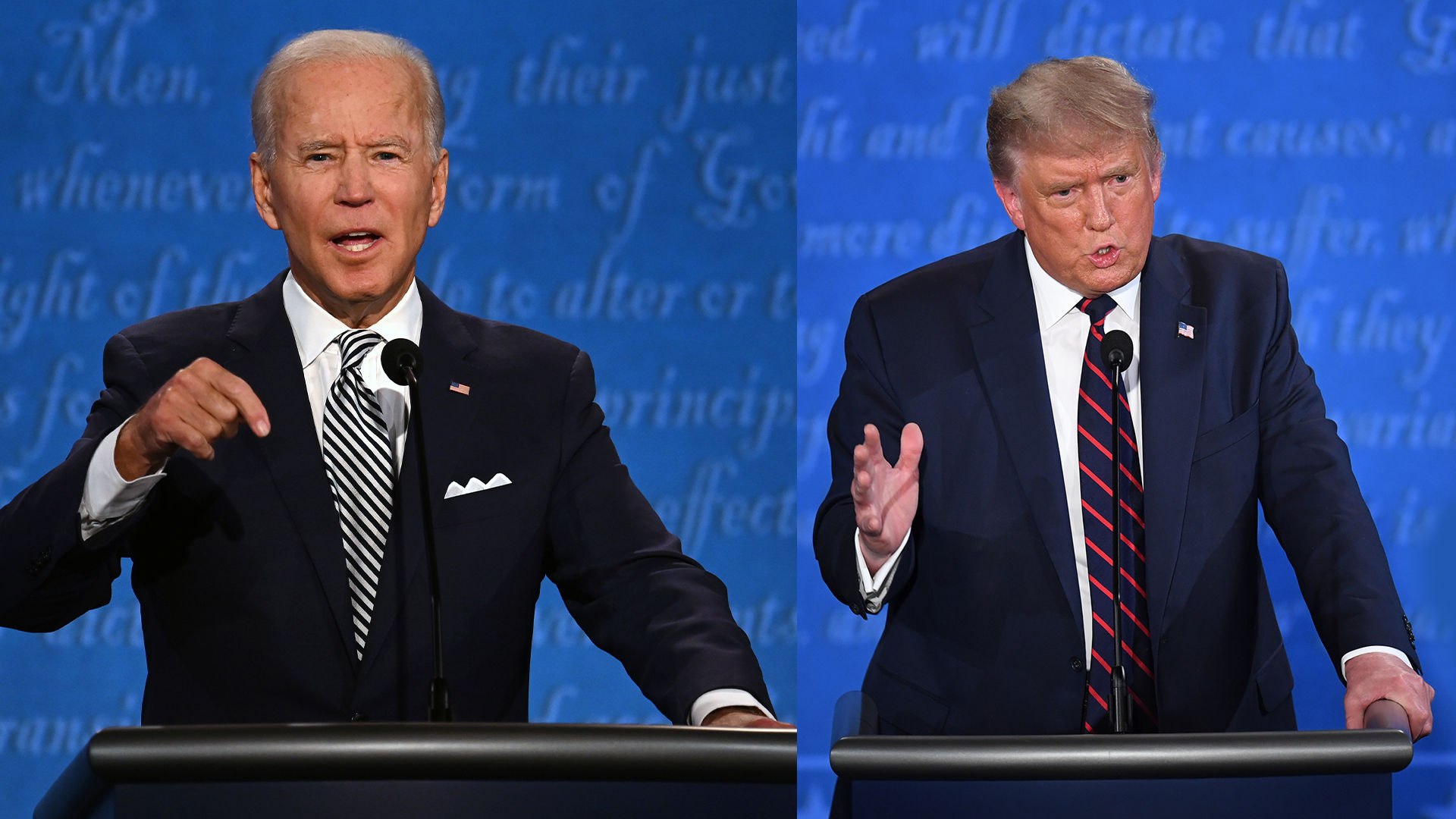 Donald Trump, Joe Biden trade heated barbs in first US presidential debate