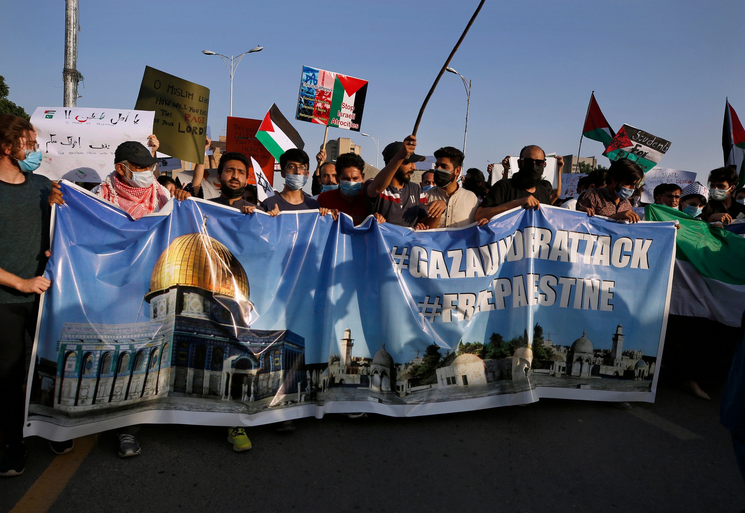 Six killed by blast at pro-Palestinian rally in southwest Pakistan