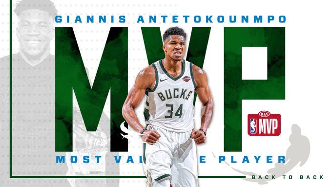 Milwaukee Bucks’ Antetokounmpo named NBA MVP for second straight year