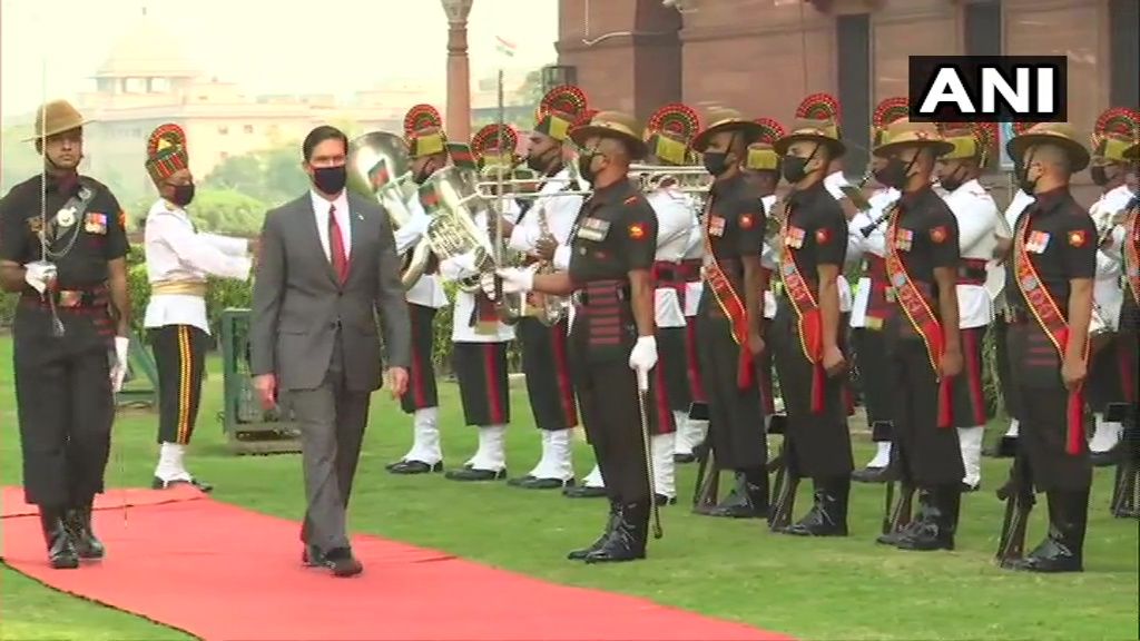 Mark Esper accorded Guard of Honour, holds talks with Rajnath Singh