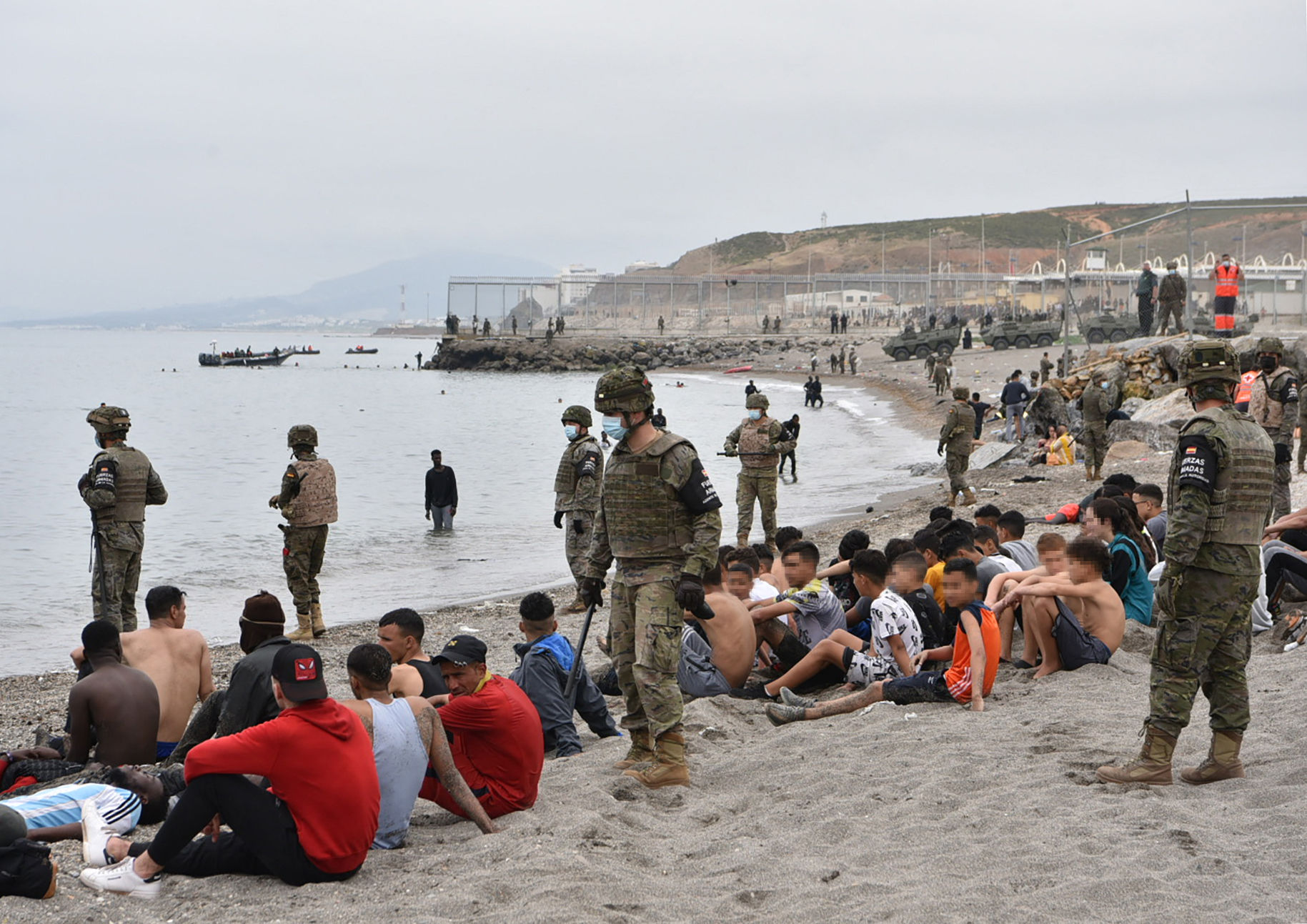 Spain to restore order in Ceuta after record migrant influx from Morocco
