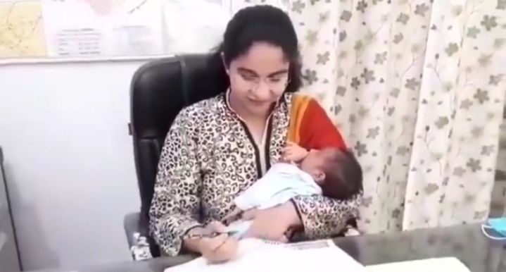Duty over maternity leave: IAS officer resumes work 14 days after delivery