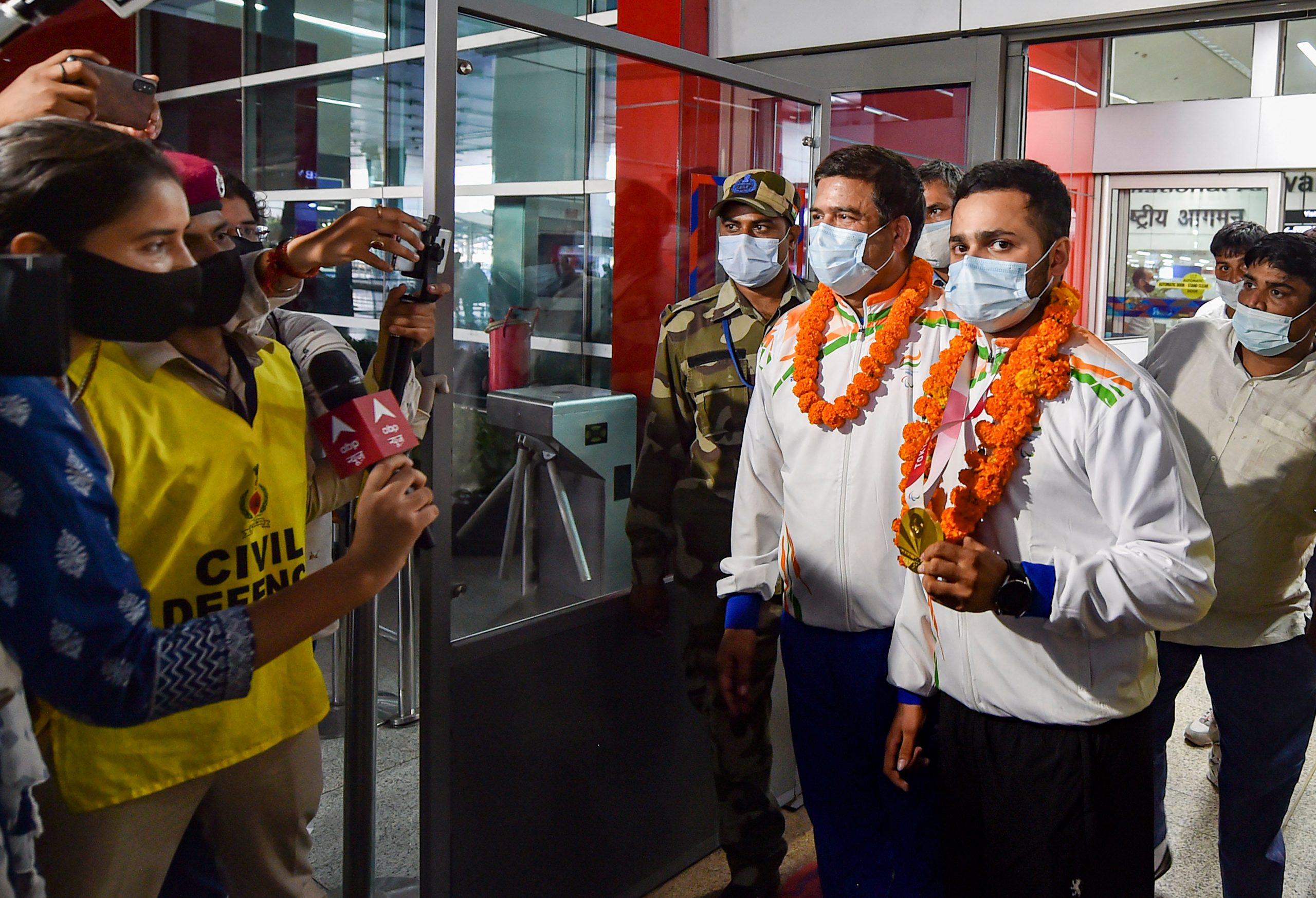India’s history-making Paralympians return home to thunderous welcome