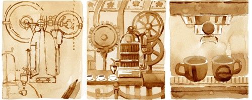 Google Doodle celebrates Angelo Moriondo, pioneer of espresso machines