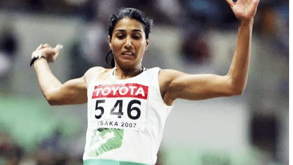 When Anju Bobby George won bronze at the World Athletics Championships in 2003