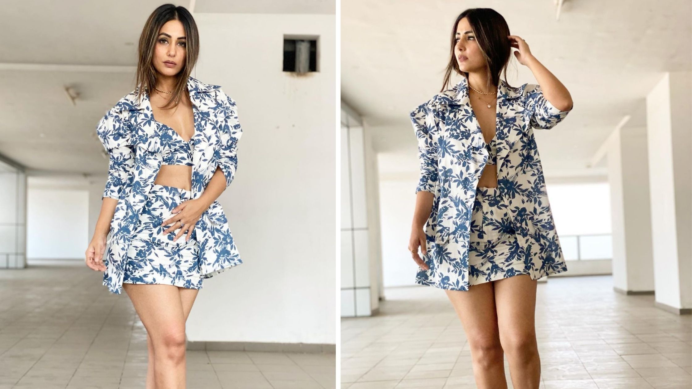 ‘Kasautii Zindagii Kay’ star Hina Khan slays in trendy floral co-ord set, see pics
