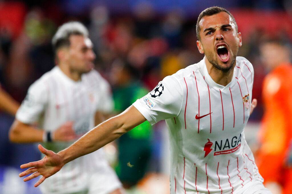 UCL: Sevilla keep hopes of staying in the tournament alive with win vs Wolfsburg