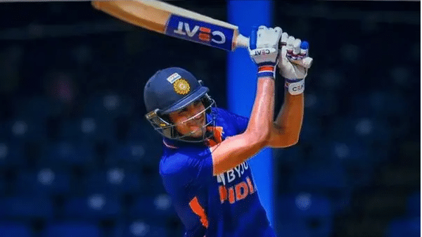 Watch: Shubman Gills massive six in India vs West Indies goes viral