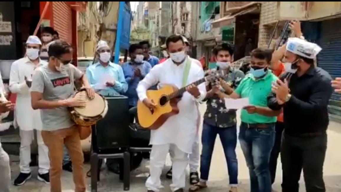In musical pitch for vaccine, Delhi MLA channels inner Kishore Kumar