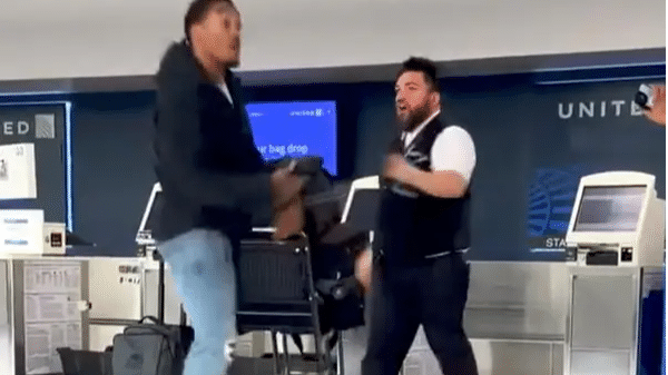 Ex-NFL player Brendan Langley gets into fight with United Airlines employee