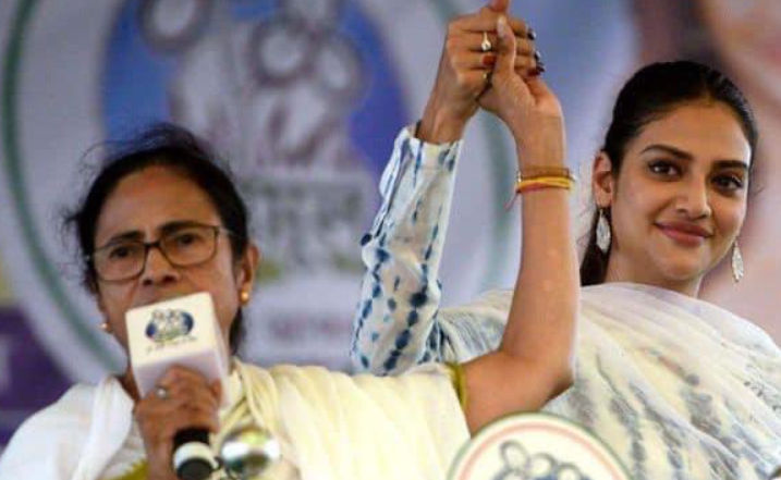 BJP trolls Nusrat Jahan for losing temper at election rally in West Bengal