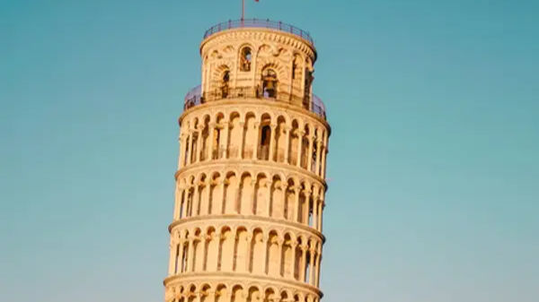 Amazon Quiz: The term Pisa in the name of this monument, is derived from which language?