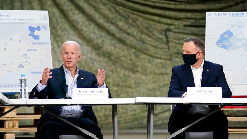 They won’t let me visit Ukraine: ‘Disappointed’ Joe Biden arrives in Poland