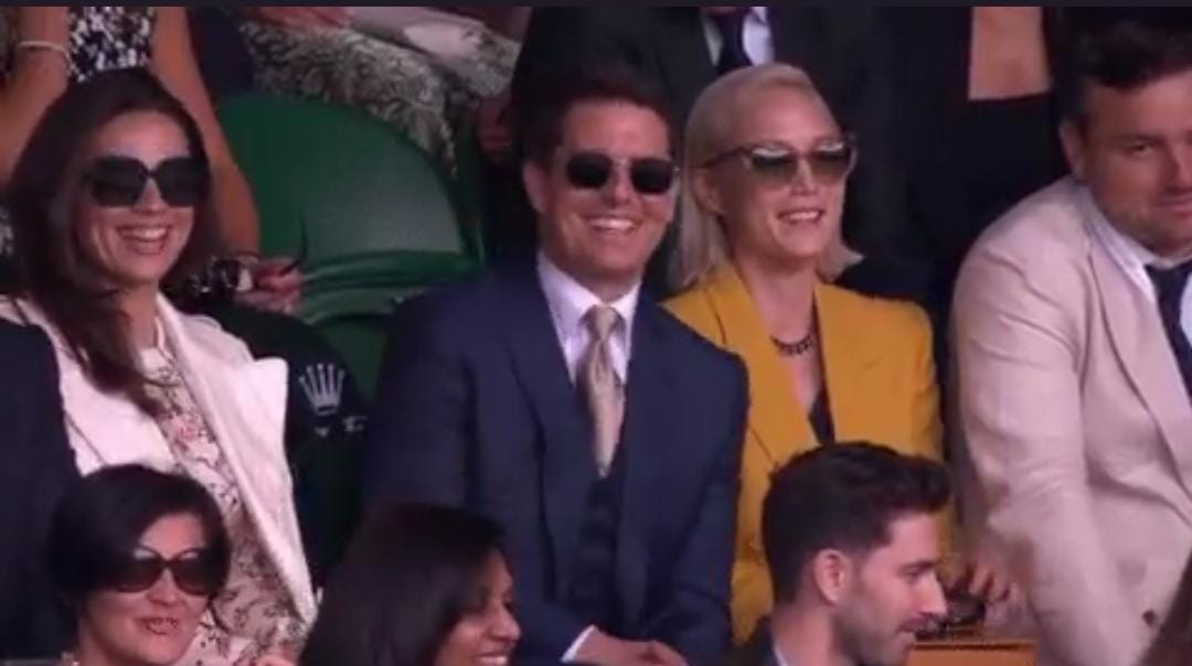 Tom Cruise attends Wimbledon final with ‘Mission Impossible’ co-stars. Watch