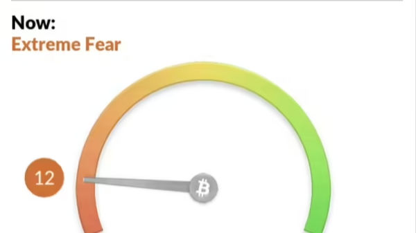 Crypto Fear and Greed Index on January 25, 2022