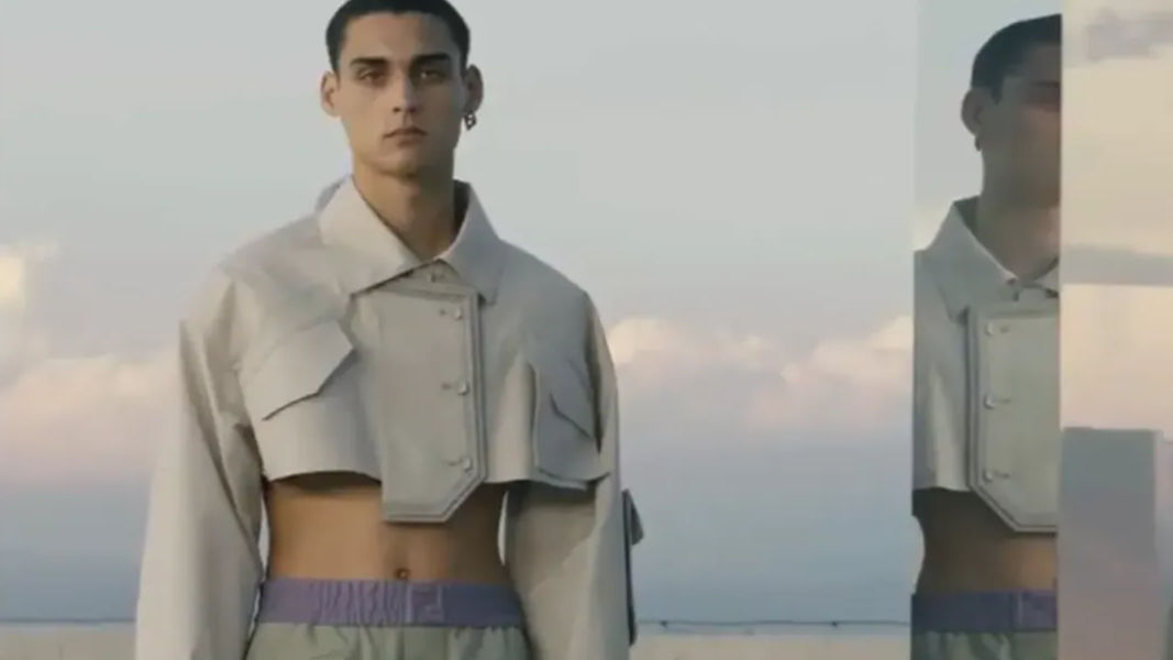Gender-neutral clothing gets a new definition with crop tops for men