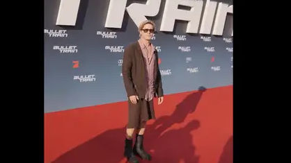 Why Brad Pitt wore skirt to Bullet Train red carpet